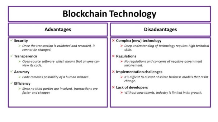 Blockchain disadvantages computing distributed